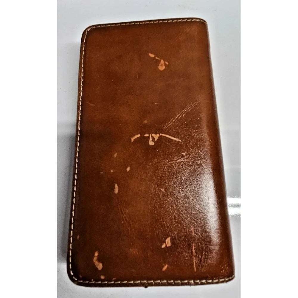Patricia‎ Nash leather beige Alberese organizer wallet